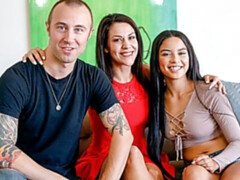 素人, デカチン, フェラチオ, ラティーナ, 小柄, 赤毛, 剃毛, ティーン