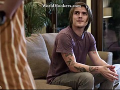 素人, デカパイ, ブロンド, 茶髪の, 中出し, イく瞬間, グループ, マッサージ