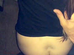 Enthousiasteling, Bruinharig, Klein, Roodharige vrouw, Tiener, Toilet