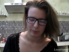 Amateur, Brunette brune, Lunettes, Hd, Fait maison, Solo, Webcam