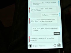 Online hottie fucked on first date