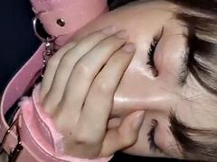 アジア人, 美人, デカパイ, フェラチオ, イく瞬間, 手コキする, 日本人, オッパイの