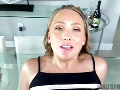 Большая жопа, Блондинки, Минет, Кончили внутрь, Член, Милф