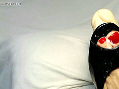 Voeten, Voetbeurt, Hakken, Latex, Orgasme, Kousen, Speelgoed