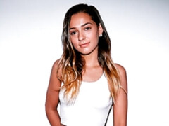 Blondine, Blasen, Hundestellung, Klaffend, Behaart, Handjob, Küssen, Titten