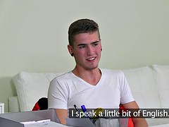 Couple, Européenne, Bureau, Réalité, Jarretelles, Suçant