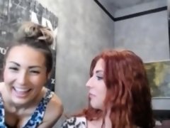 Amateur, Hd, Pelirrojo, Trio, Tetas, Camara web