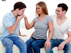 Geweldig, Man die toekijkt, Hondjeshouding, Handbeurt, Likken, Kut duiken, Mager, Tiener