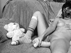 Big dildo, lofi music, young