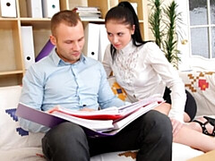 18, デカ尻, デカチン, フェラチオ, 茶髪の, バック, 自然山雀, オッパイの