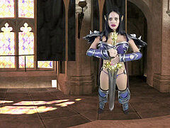 Victoria June gets vengeance by penetrating and gargling her captor