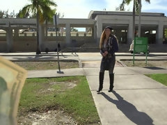 Grote lul, Blond, Pijpbeurt, Hondjeshouding, Hardcore, Hd, Buiten, Rijden