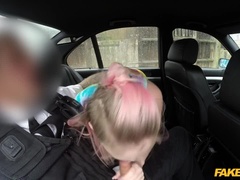 Enthousiasteling, Kont naar mond, Auto, Handbeurt, Buiten, Slikken, Uniformpje, Bekijker