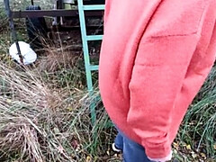 緊縛, デカパイ, 服従, ドイツ人, 裸, 公共, お仕置き, オッパイの