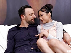 Asiatique, Grosse bite, Bondage, Interracial, Léchez, Nénés