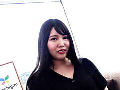 素人, アジア人, ぽっちゃり, デカパイ, フェラチオ, 衣服着たままセックス, イく瞬間, チン