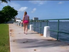 フェラチオ, 巨乳な, チン, デブ, 手コキする, 熟年, 淫乱熟女, アウトドア