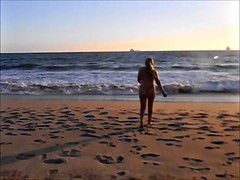 Leie, Strand, Grosse titten, Flashen, Mexikanisch