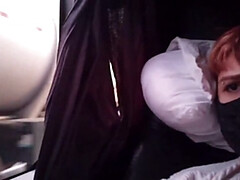 Culo grande, Autobús, Masturbación, Público, Coño, Solo, Adolescente, Tetas