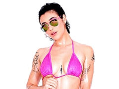 Anal, Grosse bite, Sucer une bite, Brunette brune, En levrette, Seins naturels, Adolescente, Nénés