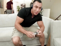 アメリカ人, ブロンド, フェラチオ, 浮気者, イく瞬間, 剃毛, シャワー, オッパイの