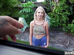 Verga grande, Tetas grandes, Rubia, Mamada, Dinero, Tetas naturales, Flaco, Adolescente