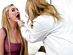 Anaal, Grote mammen, Blond, Lesbisch, Masturbatie, Geschoren, Mager, Tieten likken