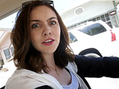 Leie, Grosser schwanz, Blasen, Braunhaarige, Behaart, Natürlichen titten, Dürr, Titten