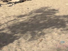 爸, 彼女, アウトドア, 小柄, ハメ撮り, 公共, 剃毛, 長身