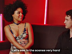 Dark-skinned Selva has a booty to die for and a whole lot of tricks to go around fucking horny guys