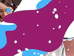 Super-sexy teenage kristy may shrieks in delight like a wild skeeter as she gets her narrow cooch pounded - exxxtra petite