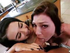 Culo, Culo grande, Verga grande, Garganta profunda, Sexo duro, Pov, Adolescente, Trio