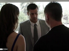 Gros cul, Grosse bite, Sucer une bite, Plantureuse, Tir de sperme, Bureau, Actrice du porno, Nénés