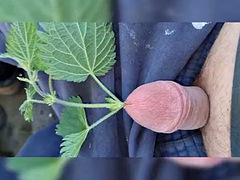 Любители, Большой член, Семяизвержение, Геи, На природе