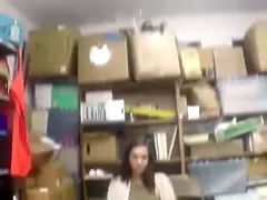 Hd, 淫乱熟女, オフィス, ラフ, ティーン, 三人