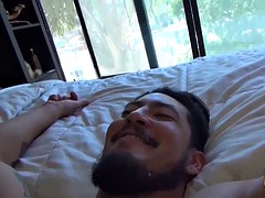 bear bareback fucks asian