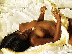 Brunette brune, Indienne