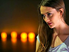 Blondine, Braunhaarige, Lesbisch, Piercing, Tätowierung, Titten