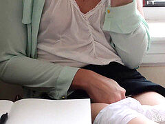 Lencería, Masturbación, Coño, Solo