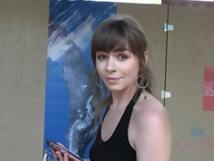 Petite amie, Masturbation, Orgasme, De plein air, Pov, Public, Fumer, Allumeuse