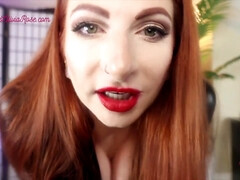 素人, フェムドム, フェティッシュ, グローブ, Hd, レザー, 赤毛