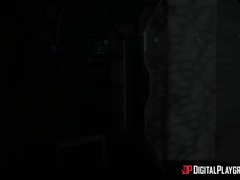 Amerikaans, Grote mammen, Blond, Hondjeshouding, Handbeurt, Likken, Natuurlijke tieten, Kut duiken