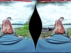 Nicole Love's youthful brunette allure captivates with intense, passionate outdoor play