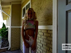 In den arsch, Grosser schwanz, Blondine, Sperma im mund, Hundestellung, Aufs gesicht abspritzen, Lecken, Muschi