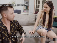 18, 舐める尻, フェラチオ, 女 人男 人, Hd, コキ, ロシア人, ティーン