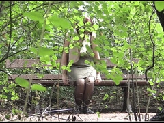 デカパイ, 茶髪の, 巨乳な, 母, 自然山雀, アウトドア, 公共, オッパイの