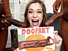 Grote kont, Grote lul, Pijpbeurt, Hondjeshouding, Dubbele penetratie, Natuurlijke tieten, Tiener, Tieten likken