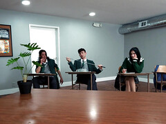 Lunettes, Branlette thaïlandaise, Léchez, Mère que j'aimerais baiser, Seins naturels, Chatte, Jupe, Étudiant