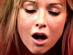 Gros seins, Sucer une bite, En levrette, Faciale, Hd, Léchez, Chatte, Rousse roux