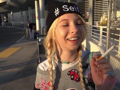 フェラチオ, ジーンズ, アウトドア, 小柄, ハメ撮り, 公共, オマンコ, 剃毛